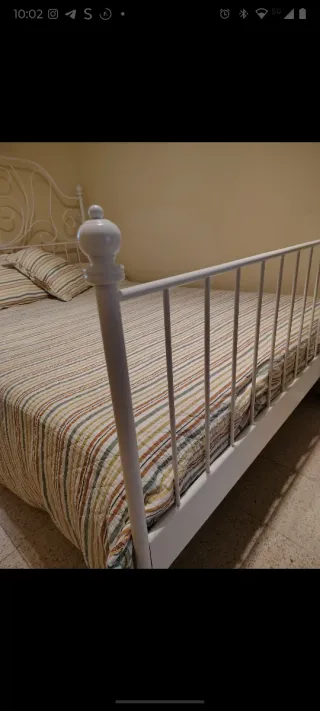 Cama forja 140cm + somieres