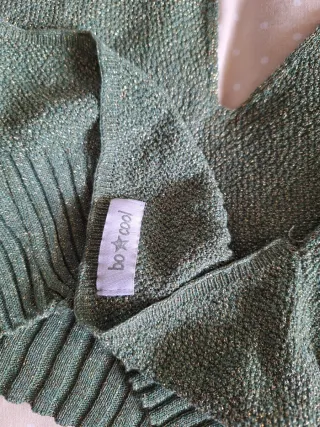 Top verde brillante vintage Talla S