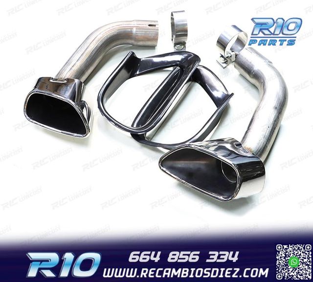 COLAS ESCAPE BMW X5 E70 07-12 LOOK M PERFORMANCE PLATA