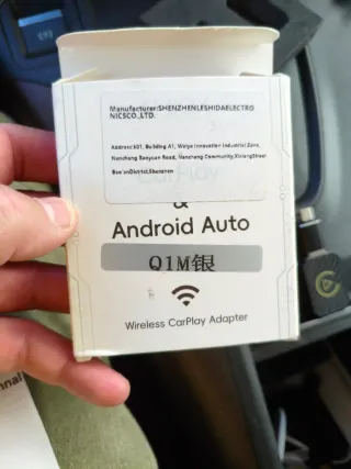 Adaptador Android Auto Q1M Wireless CarPlay