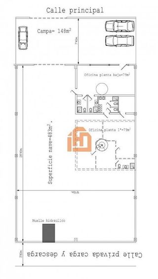 Nave industrial en alquiler en Santovenia de la Valdoncina