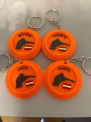 Llaveros/Imanes Personalizados Tiro al Plato