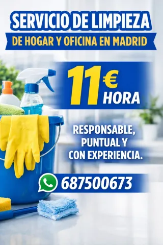 Servicio de limpieza hogares y oficinas