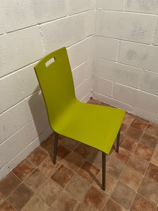 4 Sillas de cocina verdes
