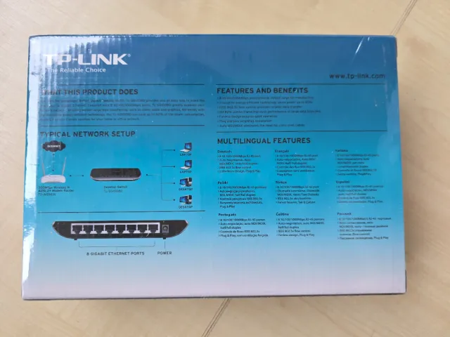 Switch TP-Link TL-SG1008D 8 Puertos Gigabit