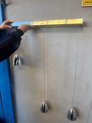 Lámpara de techo colgante regulable