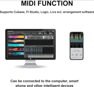 Tastiera Pieghevole 88 Tasti Elettrica Bluetooth