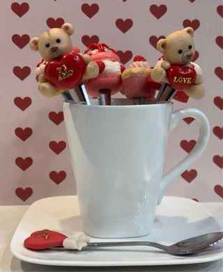 Cucchiaino Orsetto Ti Amo e Love