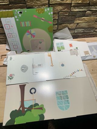 Casa de muñecas WOOMAX Madera 3 Pisos