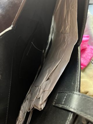 Bolso Corazón Desigual Negro piel