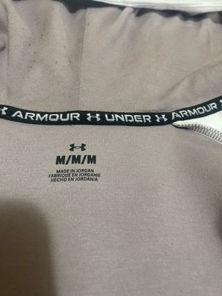 Conjunto Under Armour Fleece Gris y Blanco