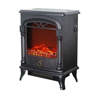 Chimenea eléctrica negra 1950 W, 37 x 23 x 51 cm | Kekai Arizona