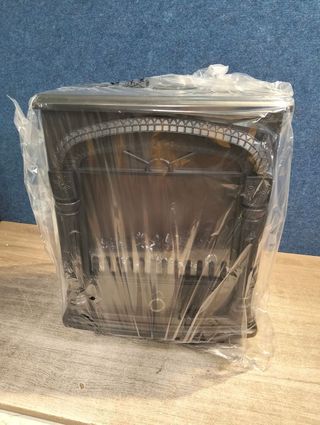 Chimenea eléctrica negra 1950 W, 37 x 23 x 51 cm | Kekai Arizona