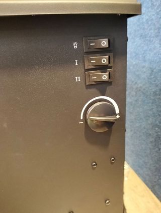 Chimenea eléctrica negra 1950 W, 37 x 23 x 51 cm | Kekai Arizona