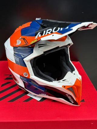 Casco Airoh Aviator 3 Monarch Naranja