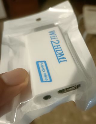 Wii a HDMI adaptador