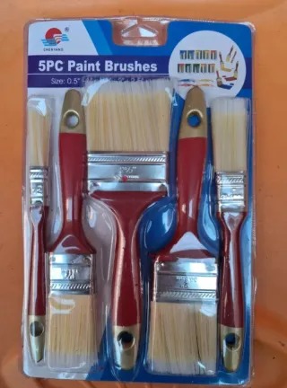 Set 5 Pennelli per Vernice