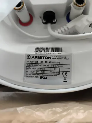 Termo eléctrico Ariston Lydos WiFi 80L