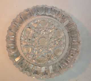 Posacenere in cristallo di Boemia