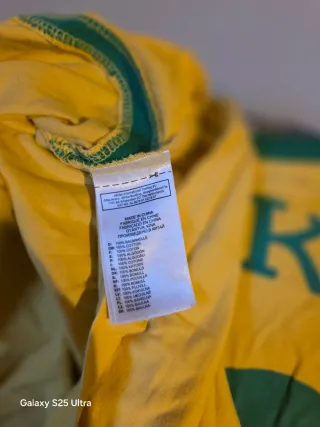 Camiseta Adidas Brasil Amarilla