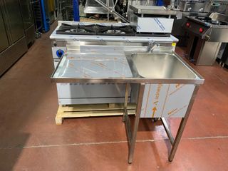 Fregadero industrial de gran capacidad