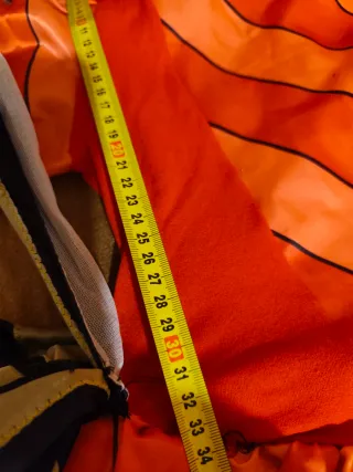 Disfraz princesa con cancan naranja