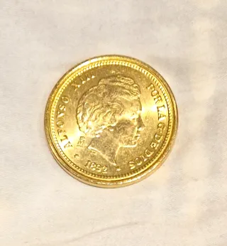 Moneda Alfonso XIII 1892