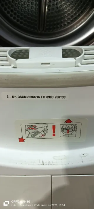 Secadora Condensación Balay 8 Kg