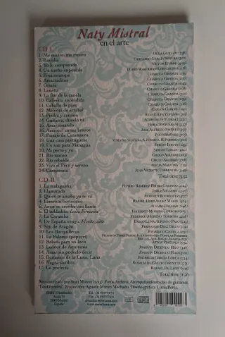 Naty Mistral en el arte Doble CD
