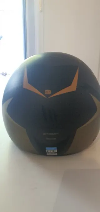 Casco Moto Abierto Negro con Visera