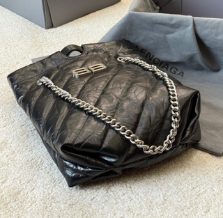Borsa Balenciaga Crush Nero