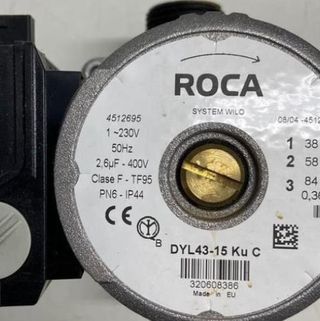 Bomba Agua Caldera Baxi Roca Laura DYL43-15