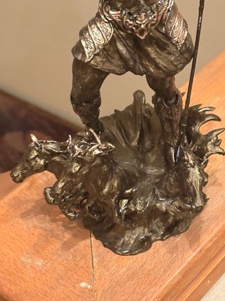 Poseidón Resina Pintado a Mano