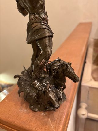 Poseidón Resina Pintado a Mano