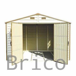 Caseta PVC Woodside 239x324x233 cm - Duramax