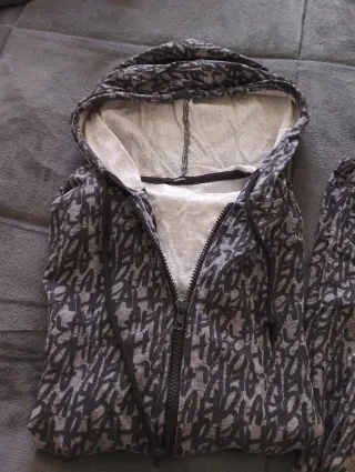 Chándal Tenzenis mujer gris y negro