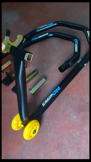 🆕Caballete 2-en-1 para Moto. Delantero y trasero