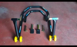 🆕Caballete 2-en-1 para Moto. Delantero y trasero