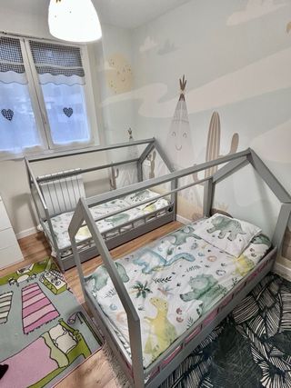 Camas infantiles tipo casita (2 unidades)