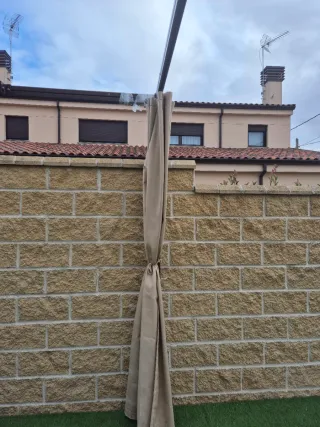 Estructura Toldo Palillero Metal y cortinas