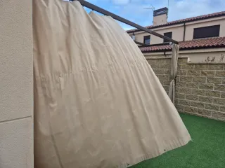 Estructura Toldo Palillero Metal y cortinas