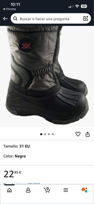 Botas de nieve para niña