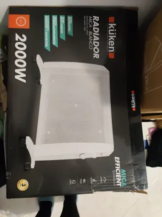 Radiador eléctrico blanco