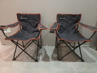 Pareja Sillas Plegables Quechua