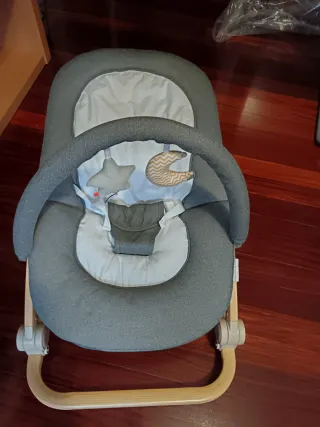 Hamaca bebé Vertbaudet gris