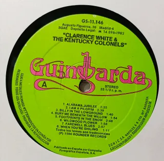 CLARENCE WHITE AND THE KENTUCKY COLONELS VINILO
