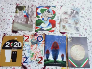 7 Calendari Arma dei Carabinieri Vintage