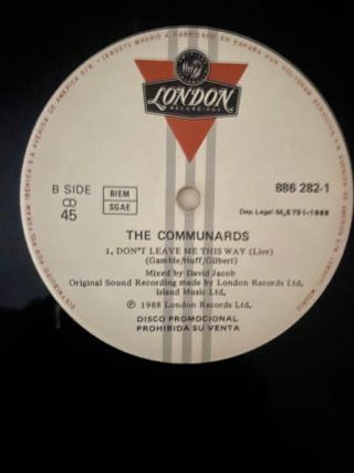 Vinilo The Communards T.M.T. ♥ T.B.M.G.