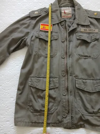 Chaqueta estilo militar verde Talla L
