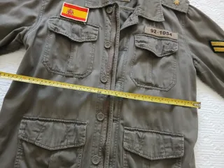 Chaqueta estilo militar verde Talla L
